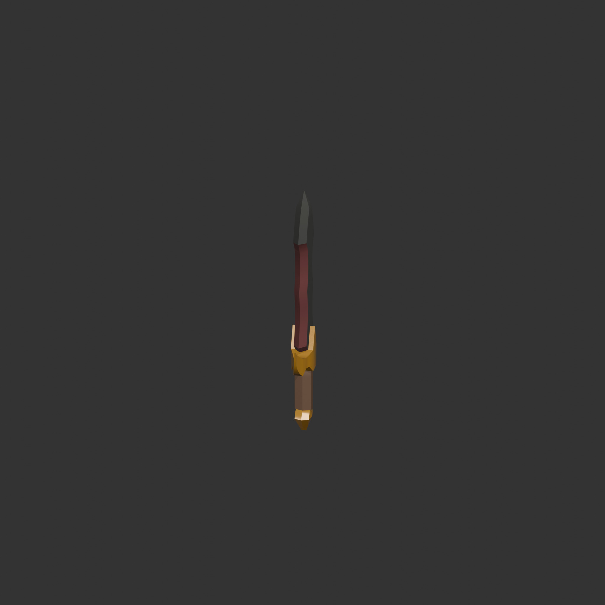 10 Stylized Swords Low Poly Weapons for Games Low-poly 3D model_23