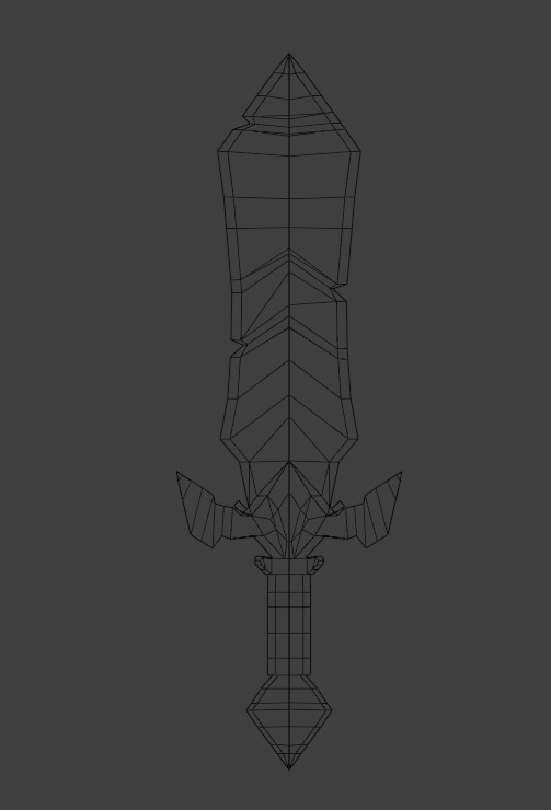 10 Stylized Swords Low Poly Weapons for Games Low-poly 3D model_9