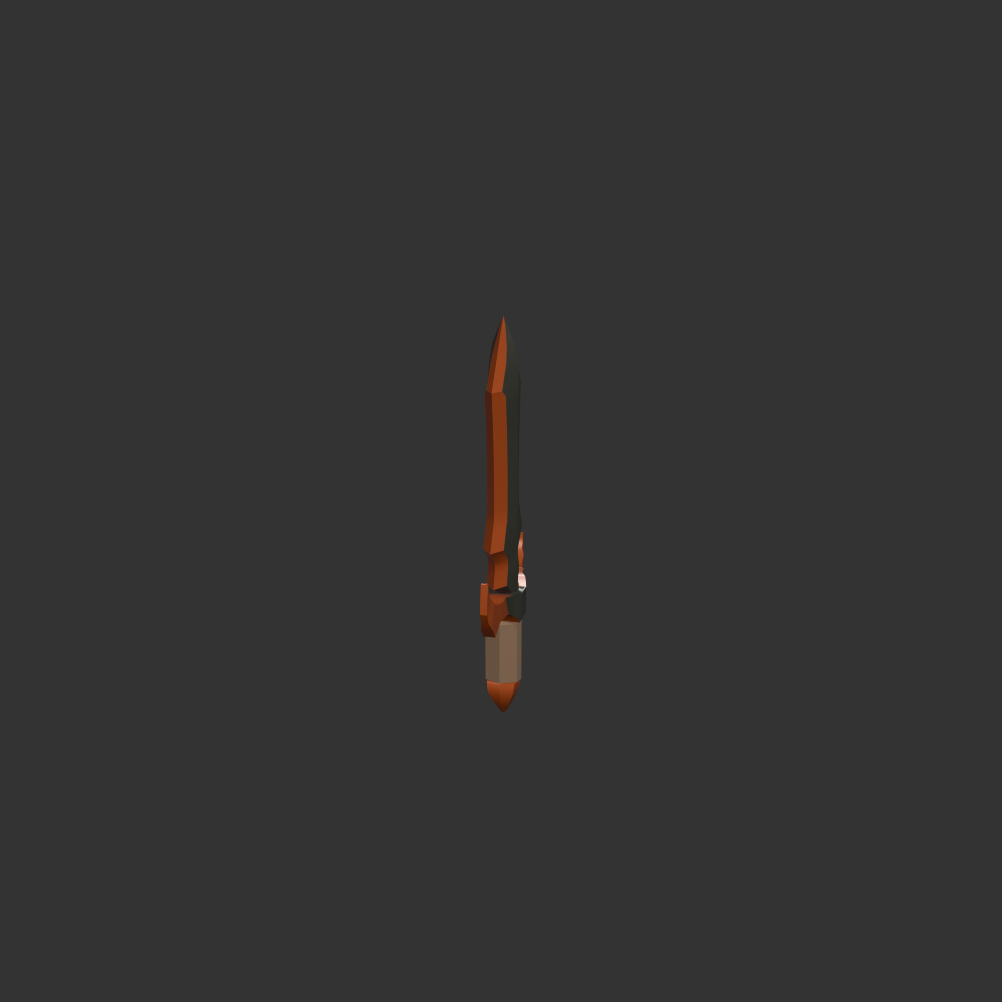 10 Stylized Swords Low Poly Weapons for Games Low-poly 3D model_17