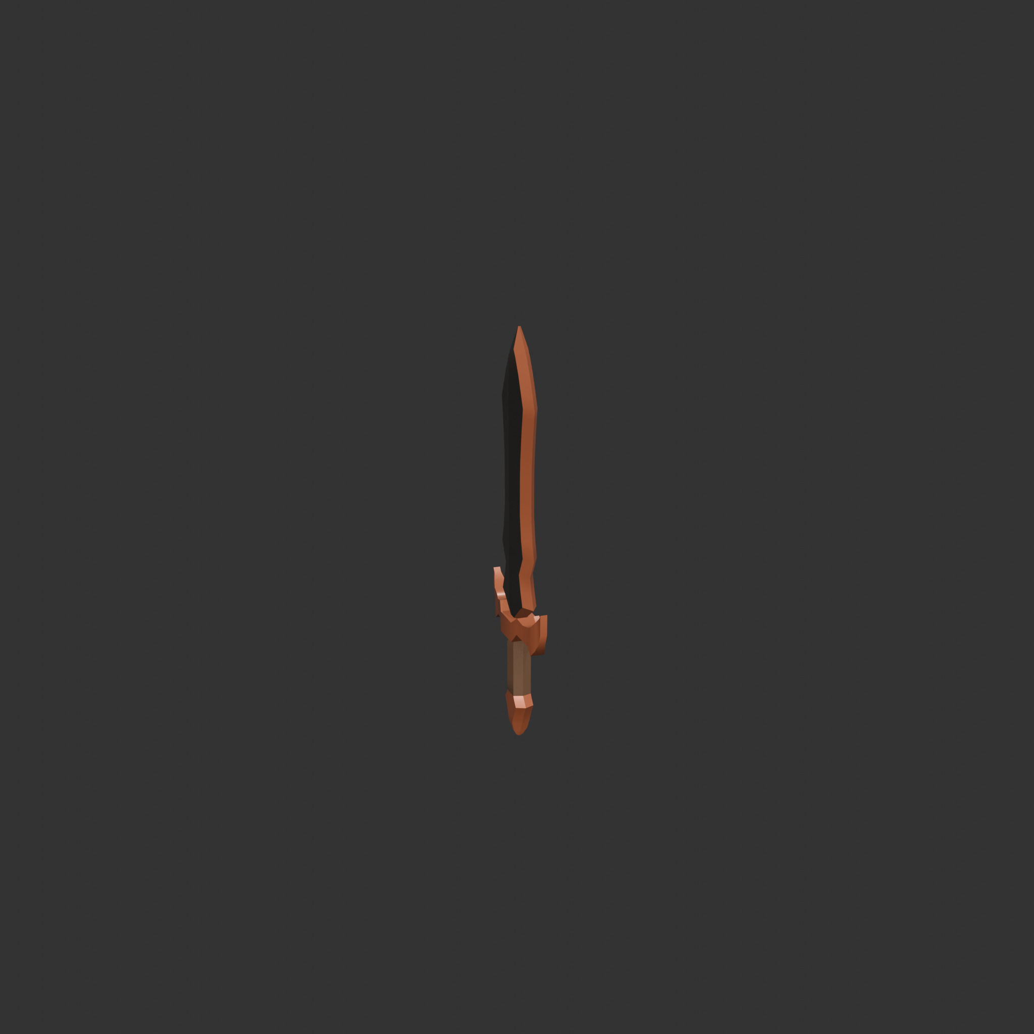 10 Stylized Swords Low Poly Weapons for Games Low-poly 3D model_14