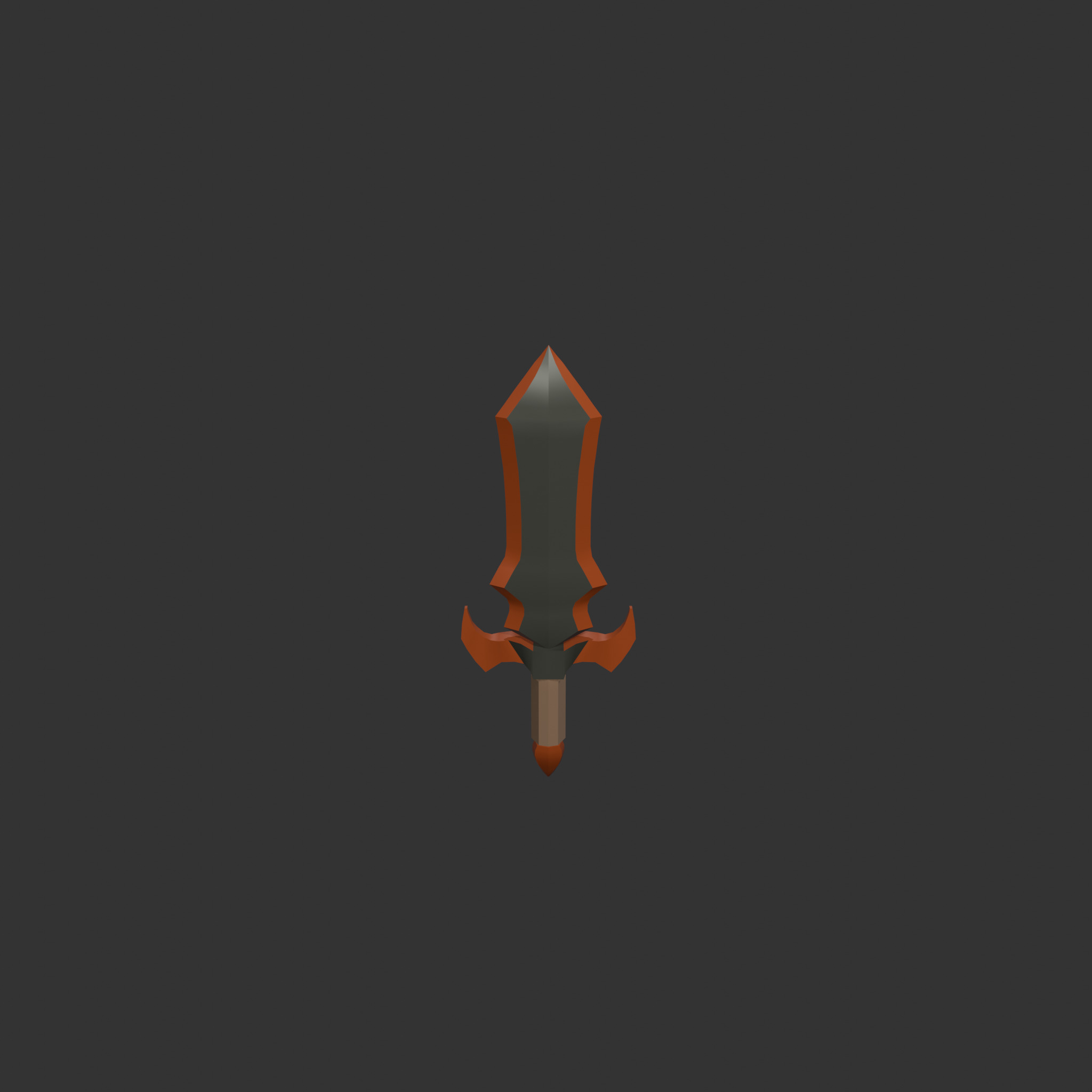10 Stylized Swords Low Poly Weapons for Games Low-poly 3D model_16
