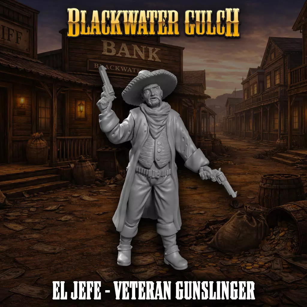El Jefe - Heroic Gunslinger 3D print model