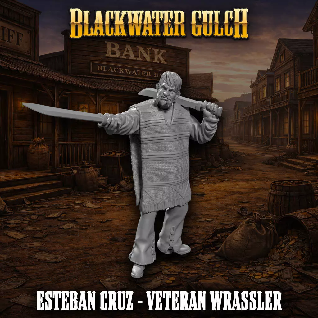 Esteban Cruz - Veteran Wrassler 3D print model
