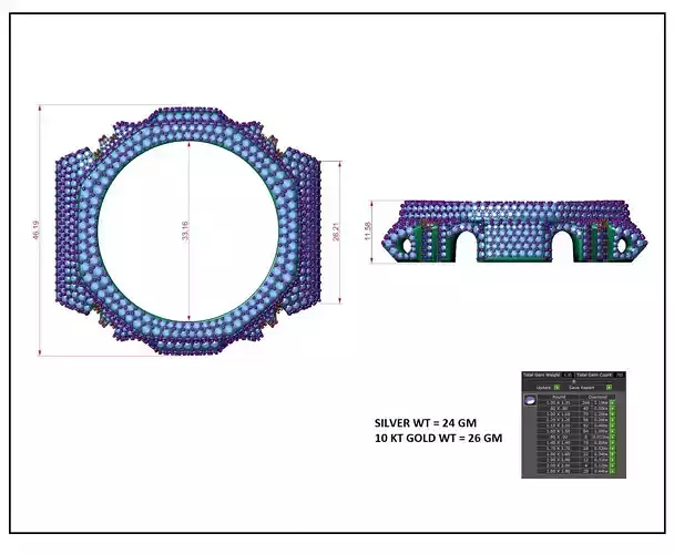 G-Shock case 3D print model 3D print model