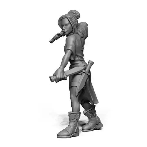 Jen Choi - Outlaw Bruja 3D print model
