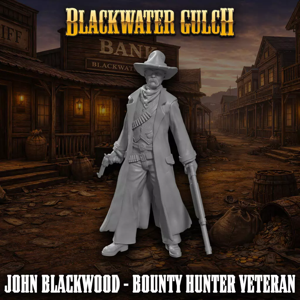 John Blackwood - Bounty Hunter Veteran 3D print model