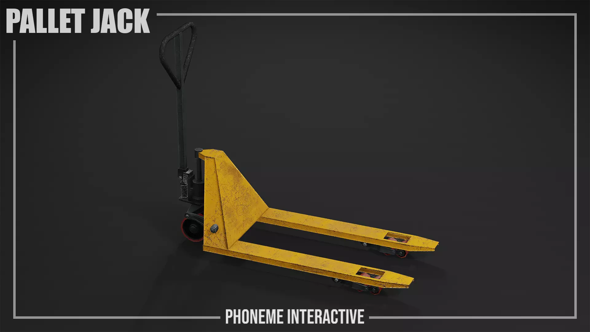Pallet Jack 3D Model - Game Ready Industrial Prop Low-poly 3D model_0