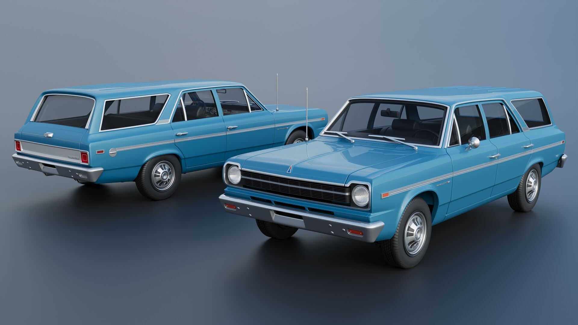 AMC Rambler Station Wagon 1969  3D print model_1