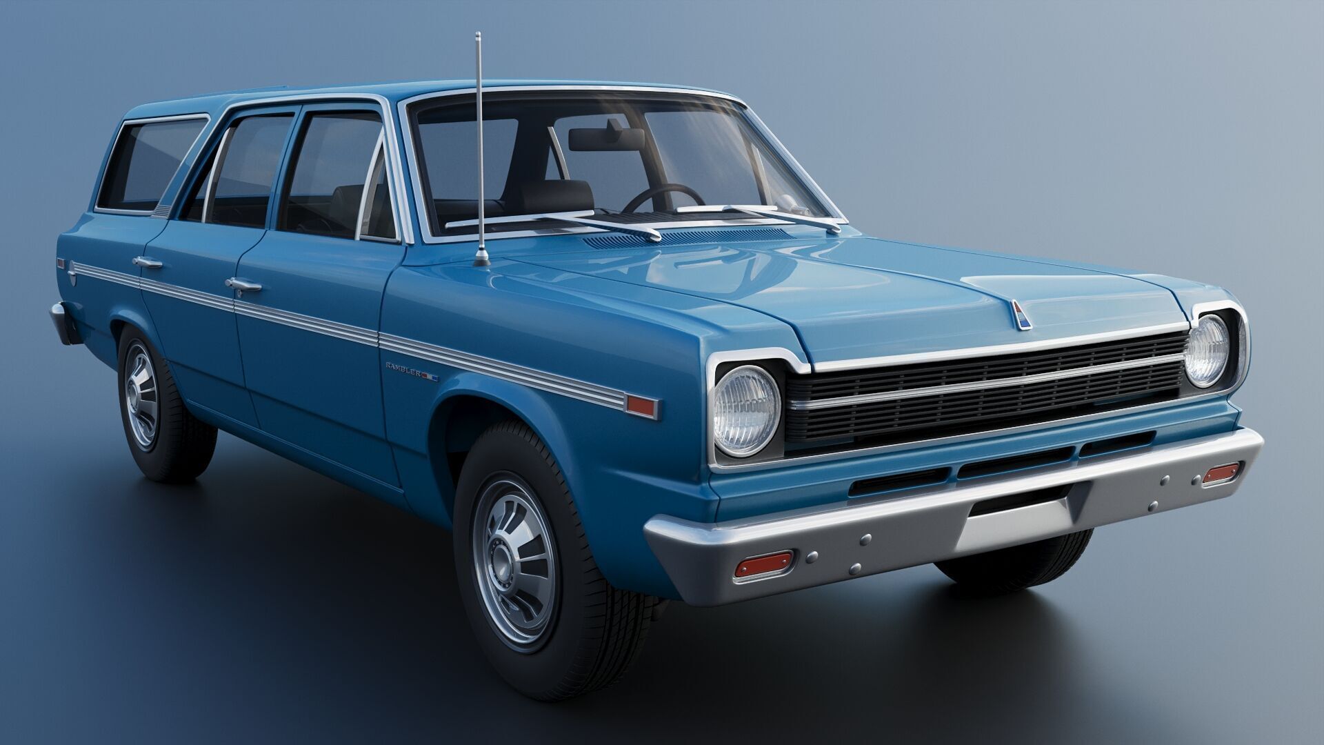 AMC Rambler Station Wagon 1969  3D print model_10