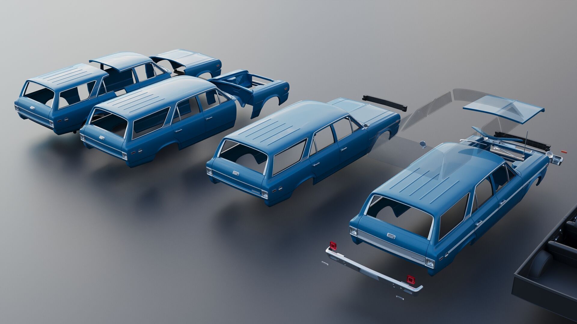 AMC Rambler Station Wagon 1969  3D print model_21