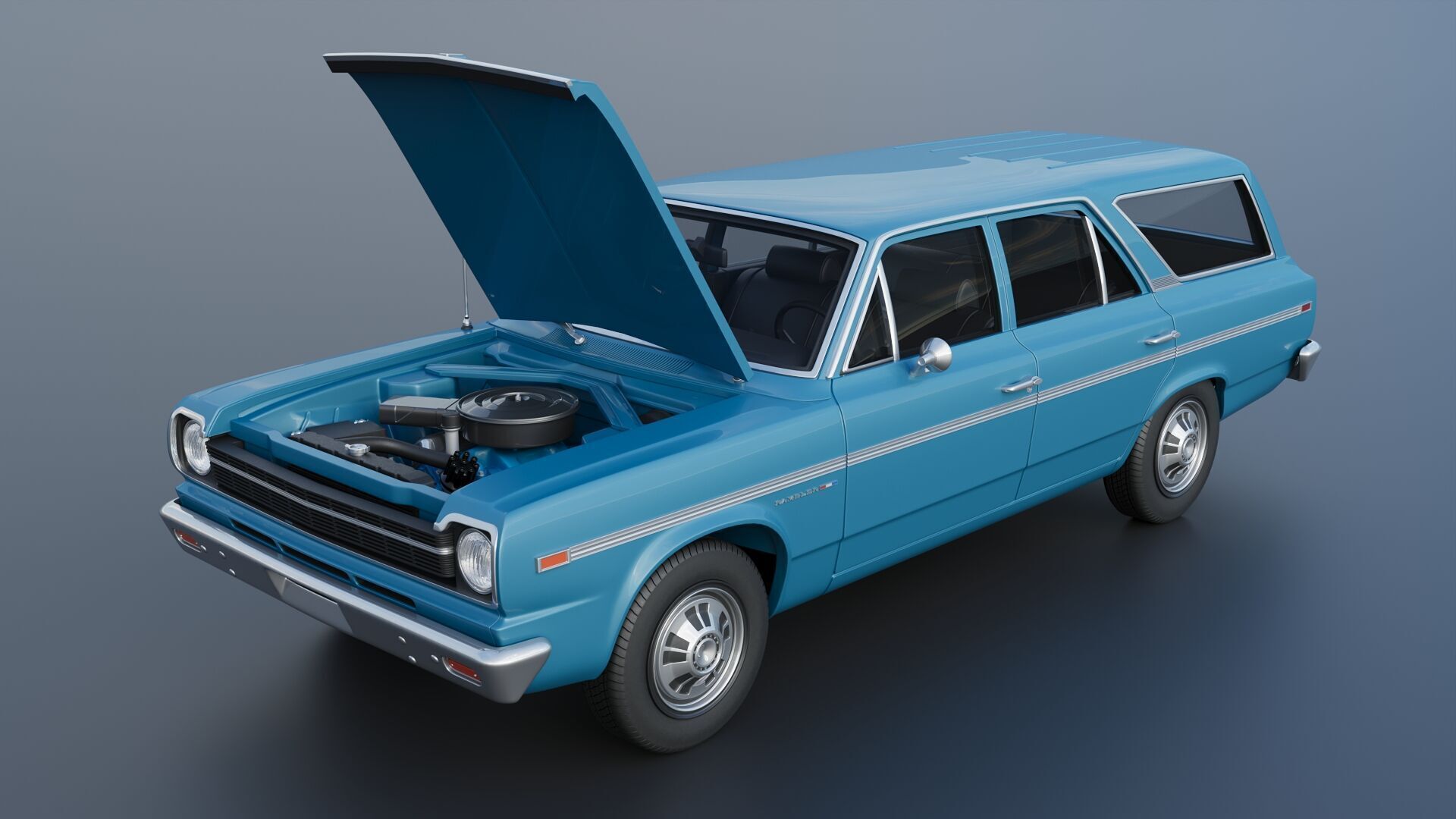 AMC Rambler Station Wagon 1969  3D print model_13
