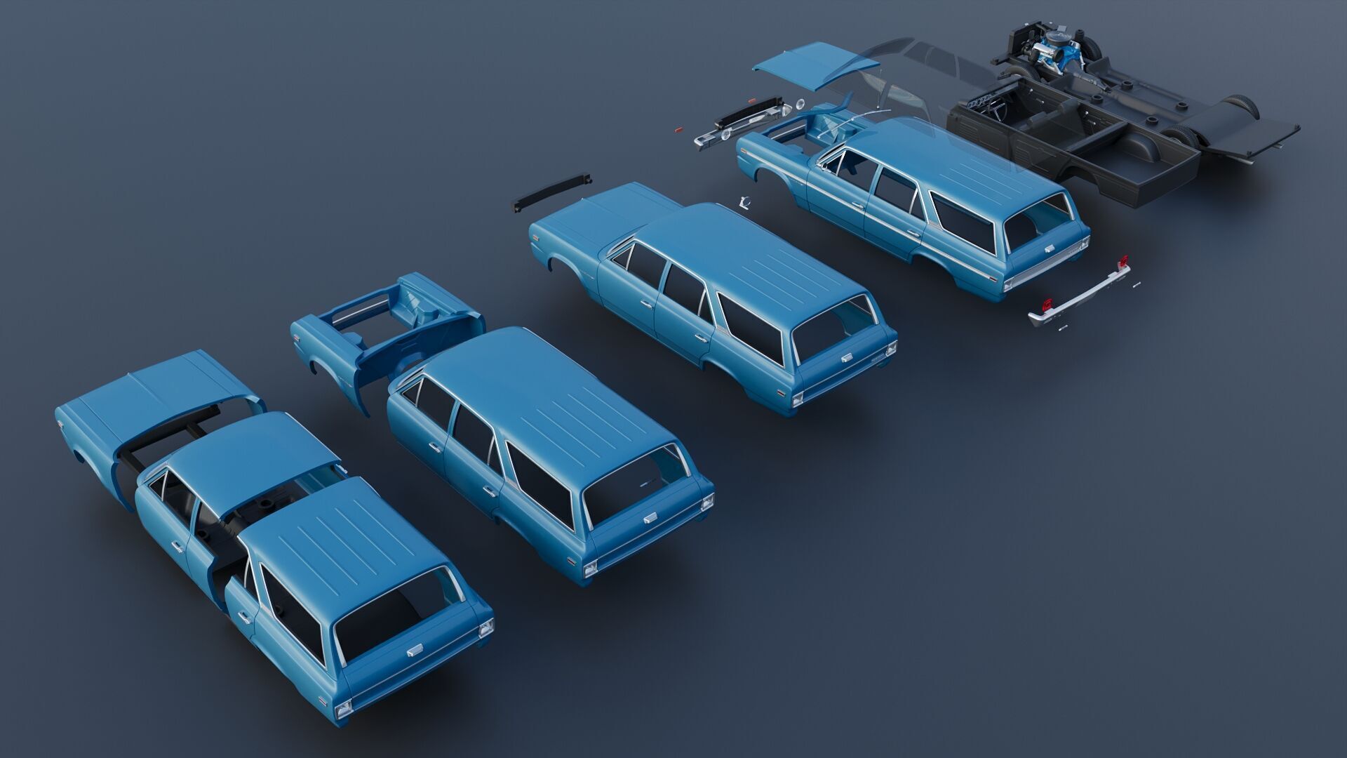 AMC Rambler Station Wagon 1969  3D print model_19