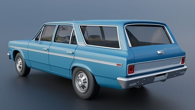 AMC Rambler Station Wagon 1969  3D print model 5