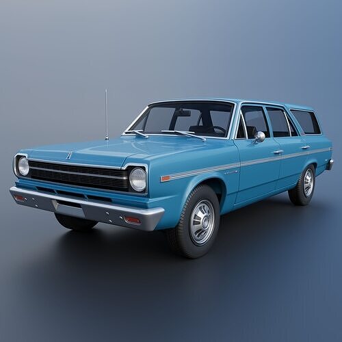 AMC Rambler Station Wagon 1969  3D print model