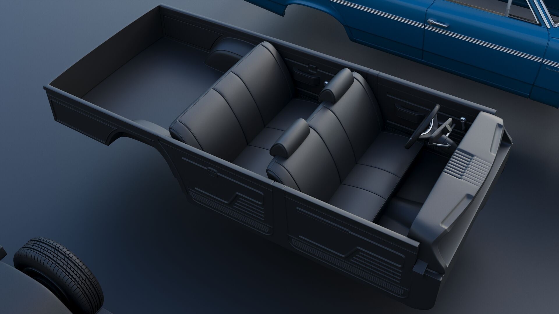 AMC Rambler Station Wagon 1969  3D print model_24