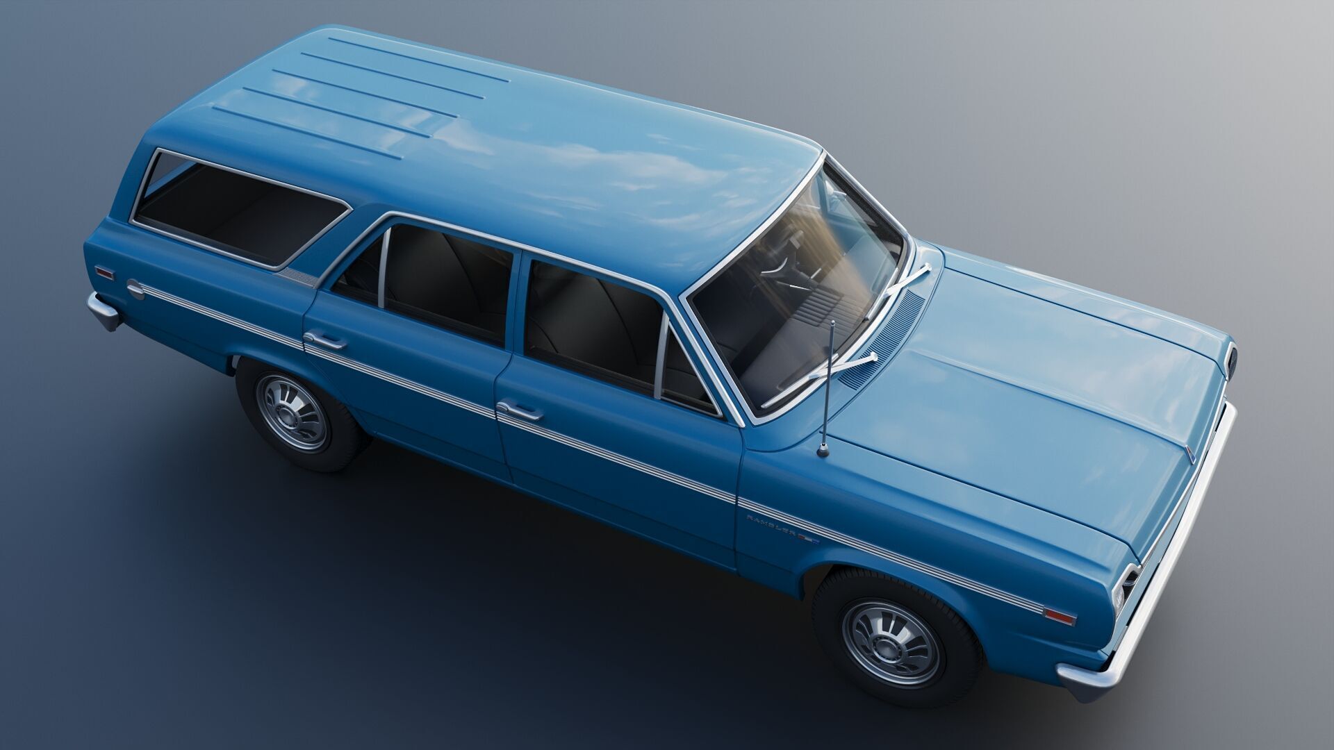 AMC Rambler Station Wagon 1969  3D print model_11