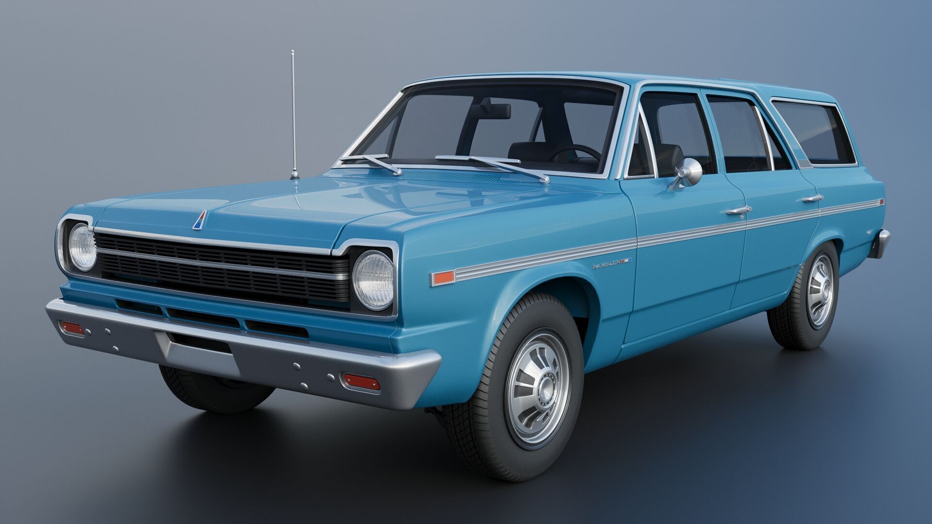 AMC Rambler Station Wagon 1969  3D print model_2