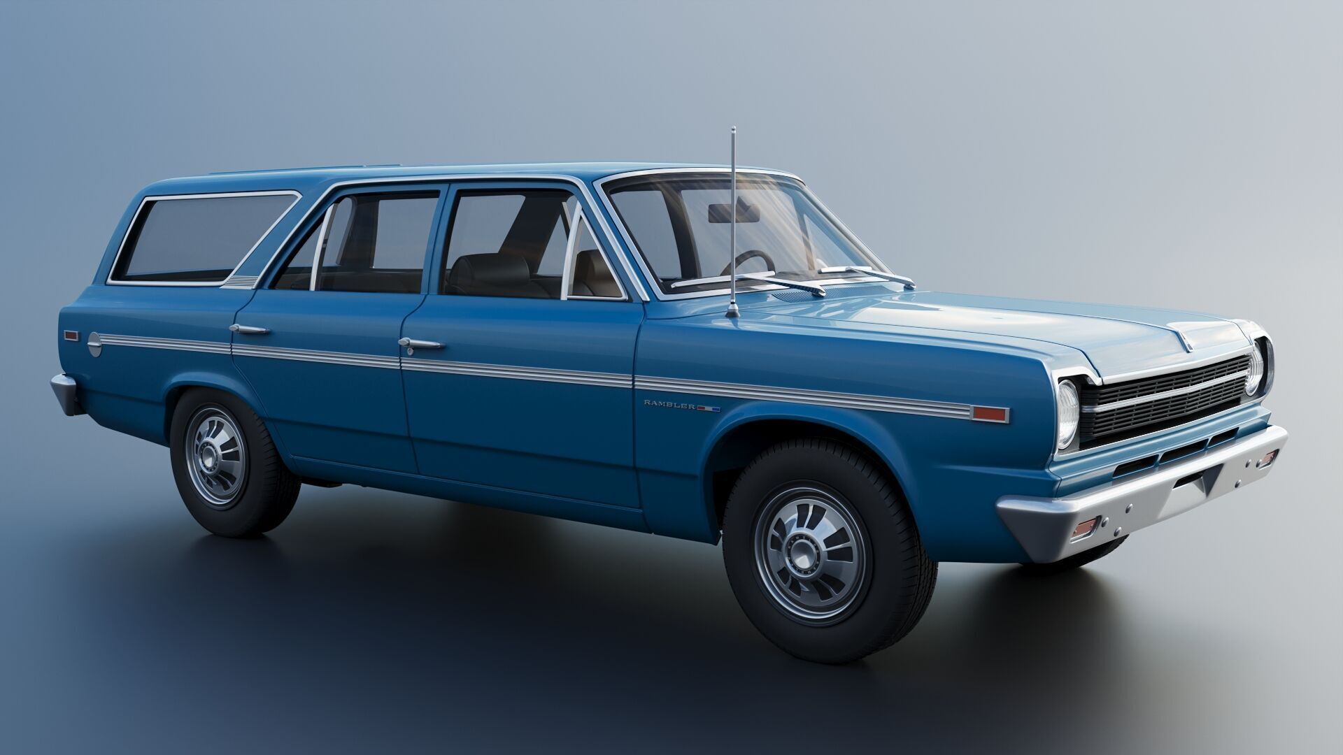 AMC Rambler Station Wagon 1969  3D print model_9