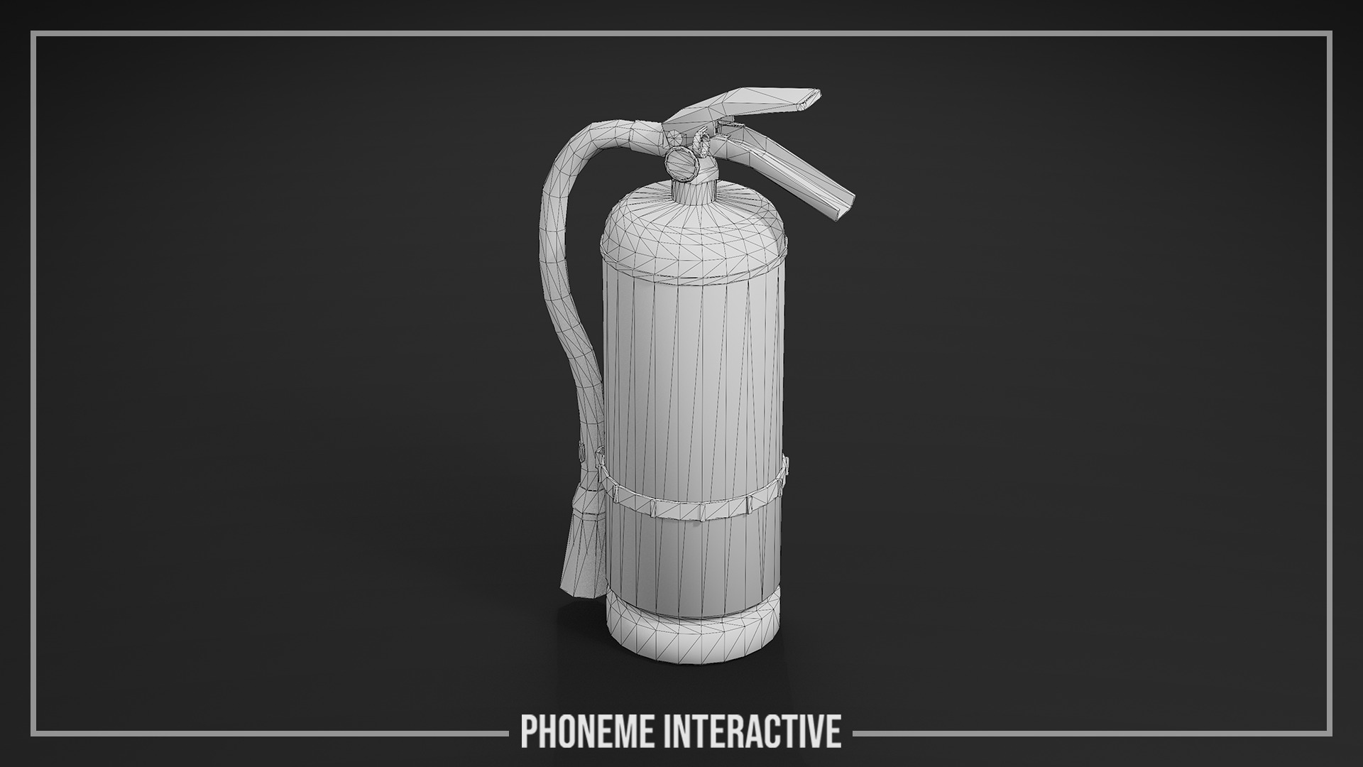 Fire Extinguisher 3D Model - Game Ready LODs Free low-poly 3D model_4