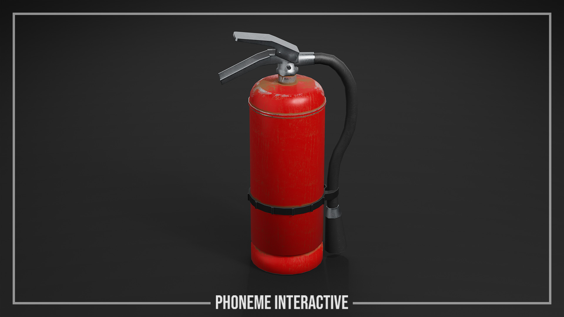 Fire Extinguisher 3D Model - Game Ready LODs Free low-poly 3D model_1