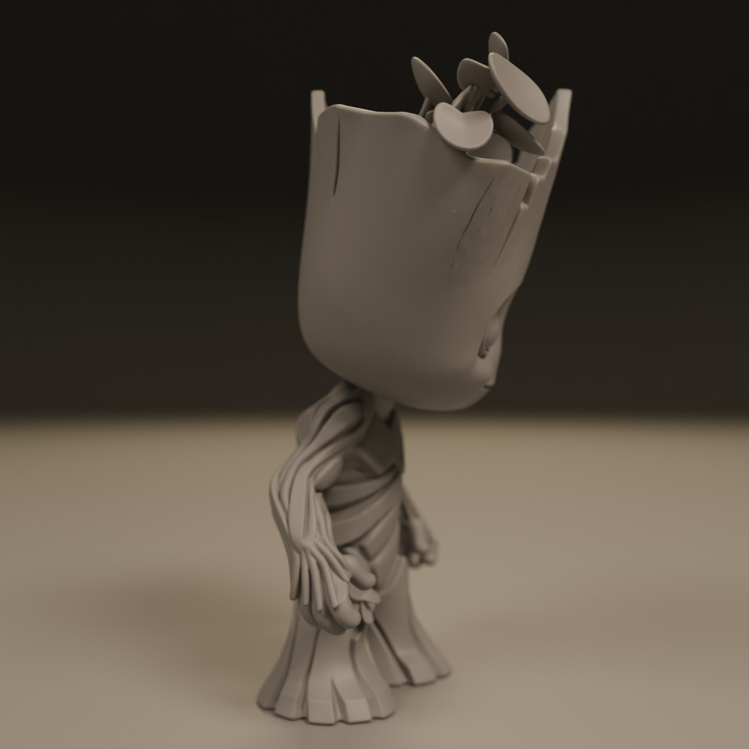 Baby Groot 3D print model_1