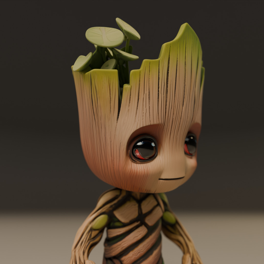 Baby Groot 3D print model_17