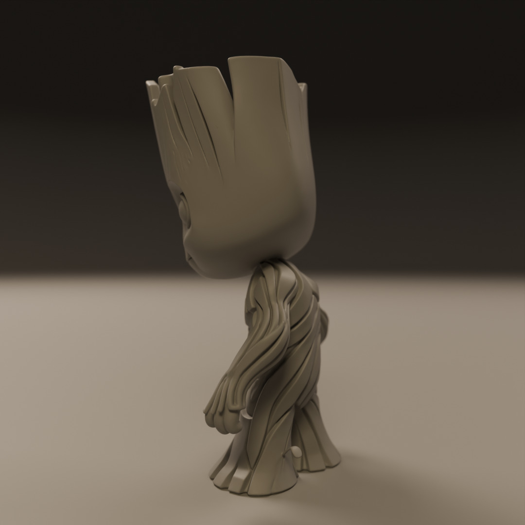 Baby Groot 3D print model_2