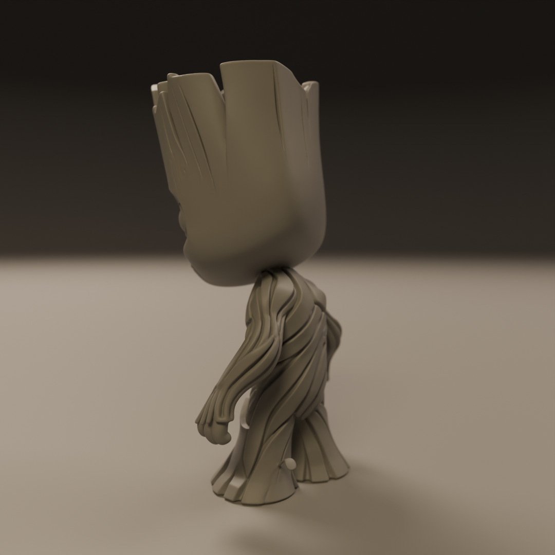 Baby Groot 3D print model_7