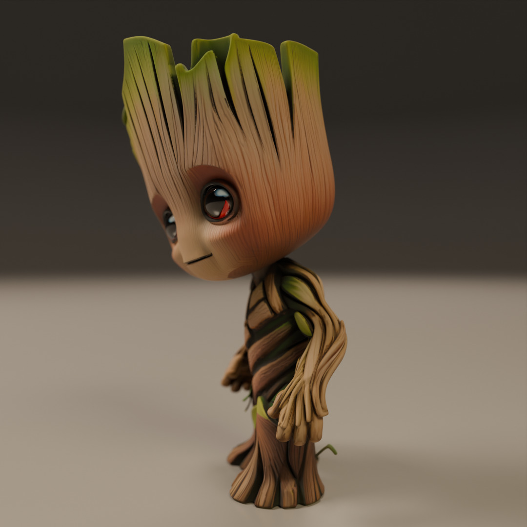Baby Groot 3D print model_14