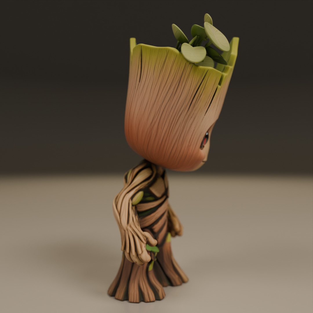 Baby Groot 3D print model_10