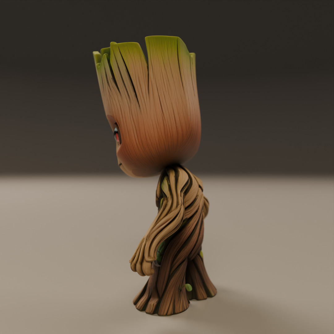 Baby Groot 3D print model_11