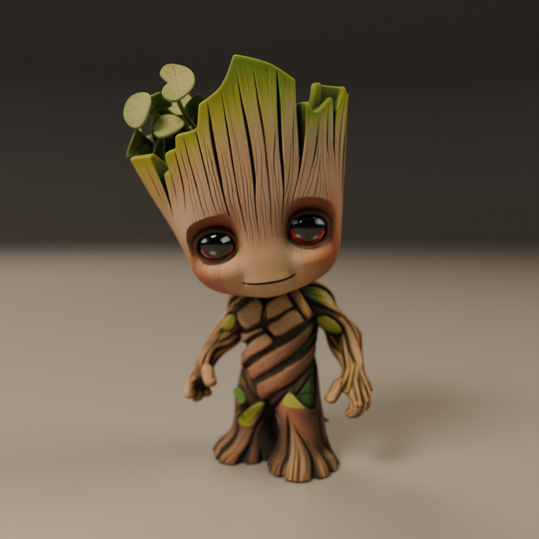 Baby Groot 3D print model_18