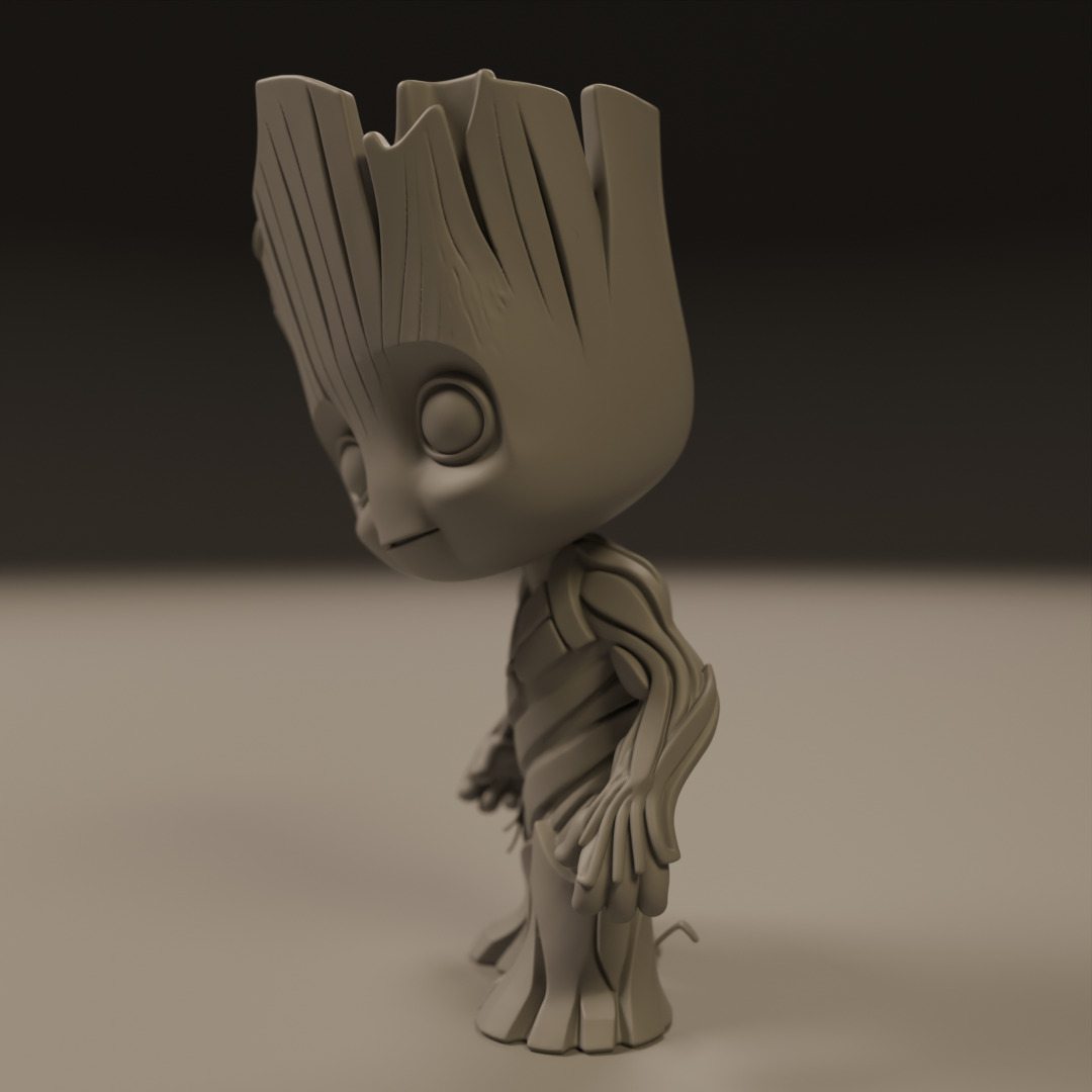Baby Groot 3D print model_5