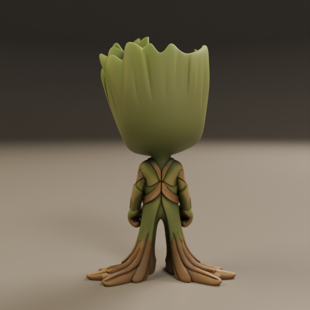 Baby Groot 3D print model_12