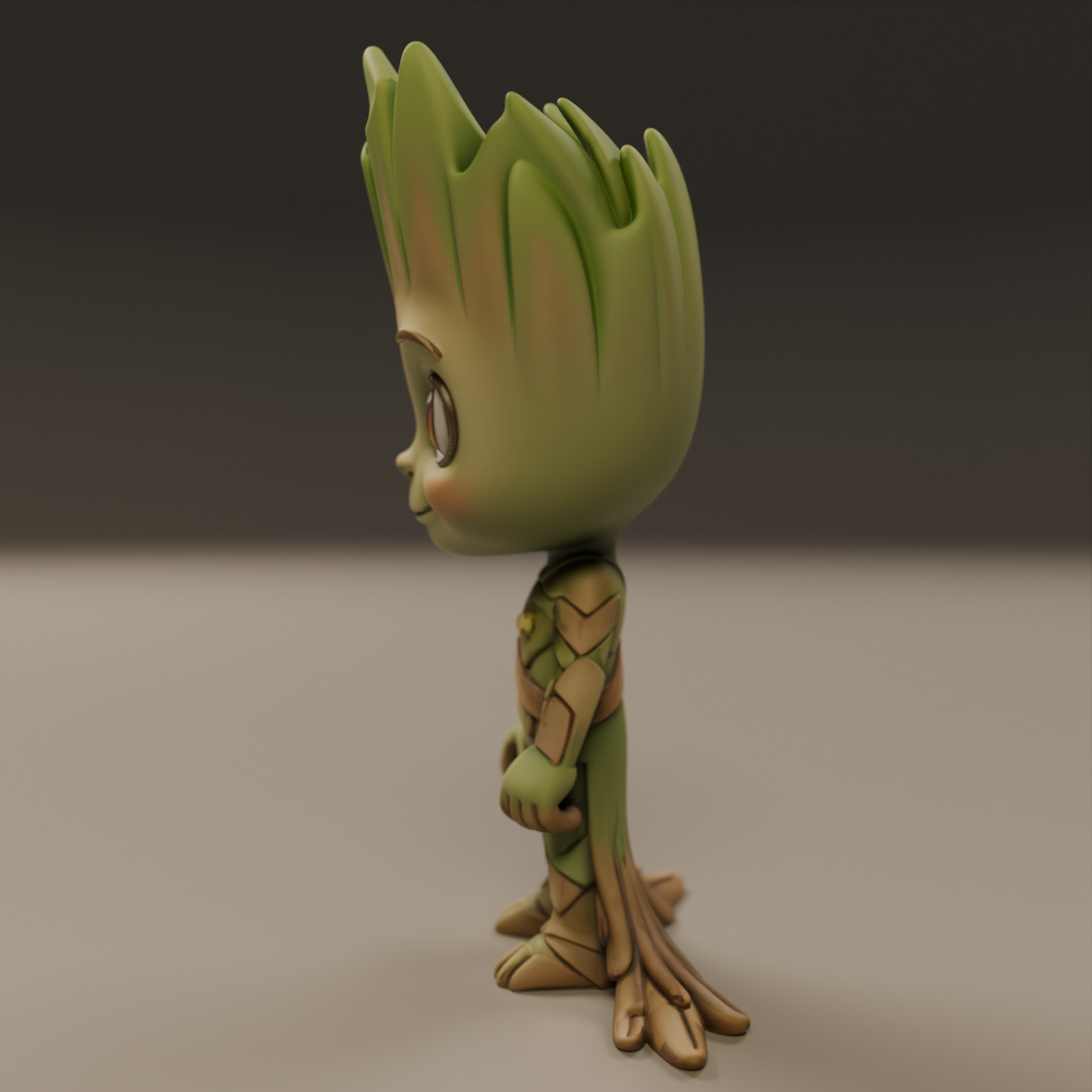Baby Groot 3D print model_11