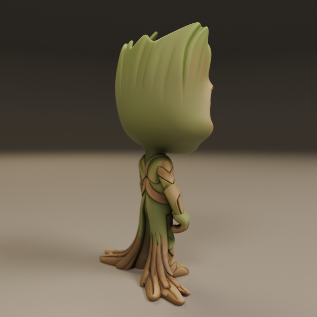 Baby Groot 3D print model_15