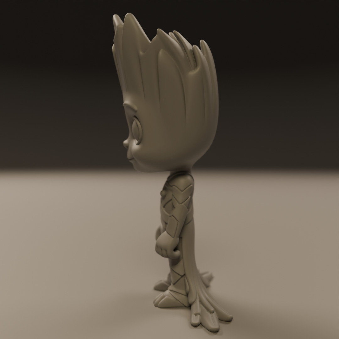 Baby Groot 3D print model_2