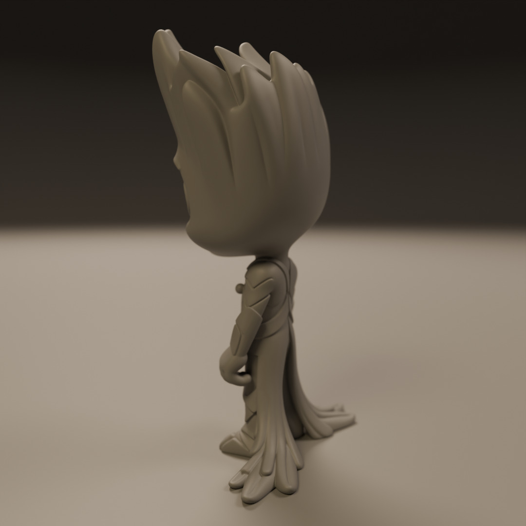 Baby Groot 3D print model_7