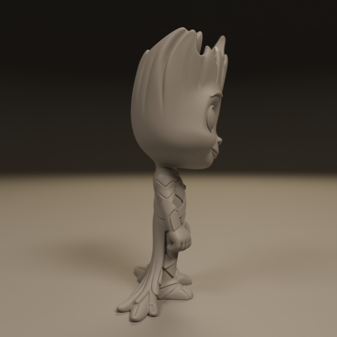 Baby Groot 3D print model_1