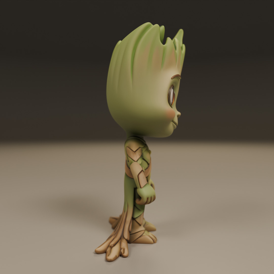 Baby Groot 3D print model_10