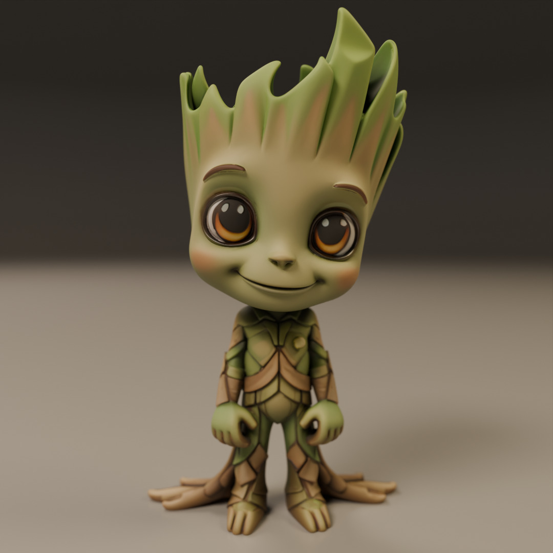 Baby Groot 3D print model_18