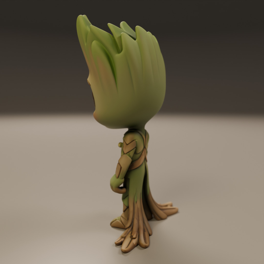Baby Groot 3D print model_16