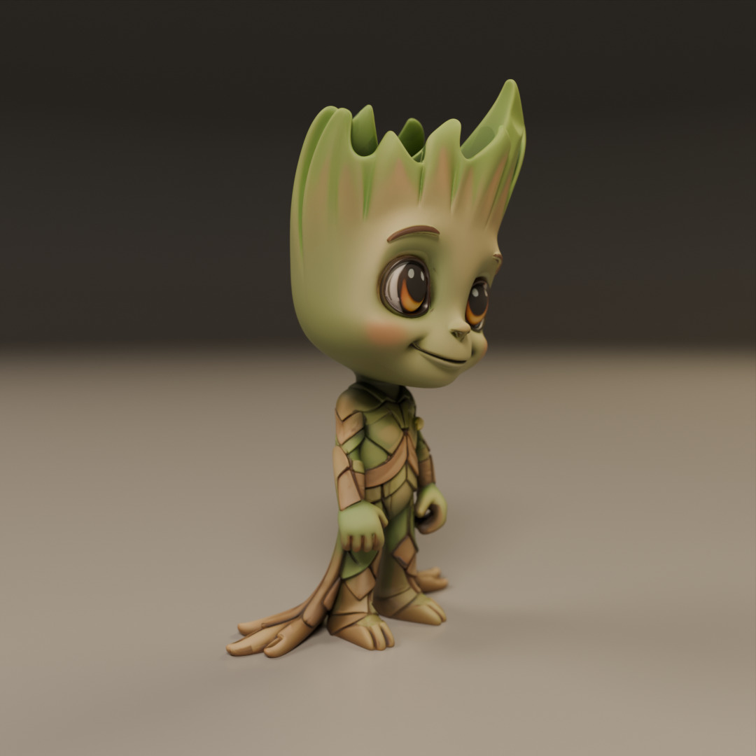 Baby Groot 3D print model_13
