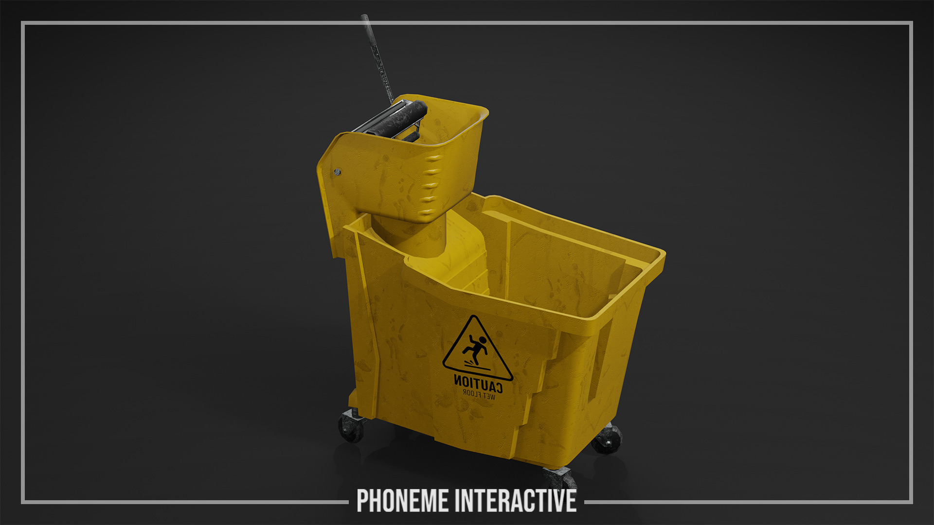 Cleaning Bucket 3D Model - Game Ready with LODs Low-poly 3D model_1