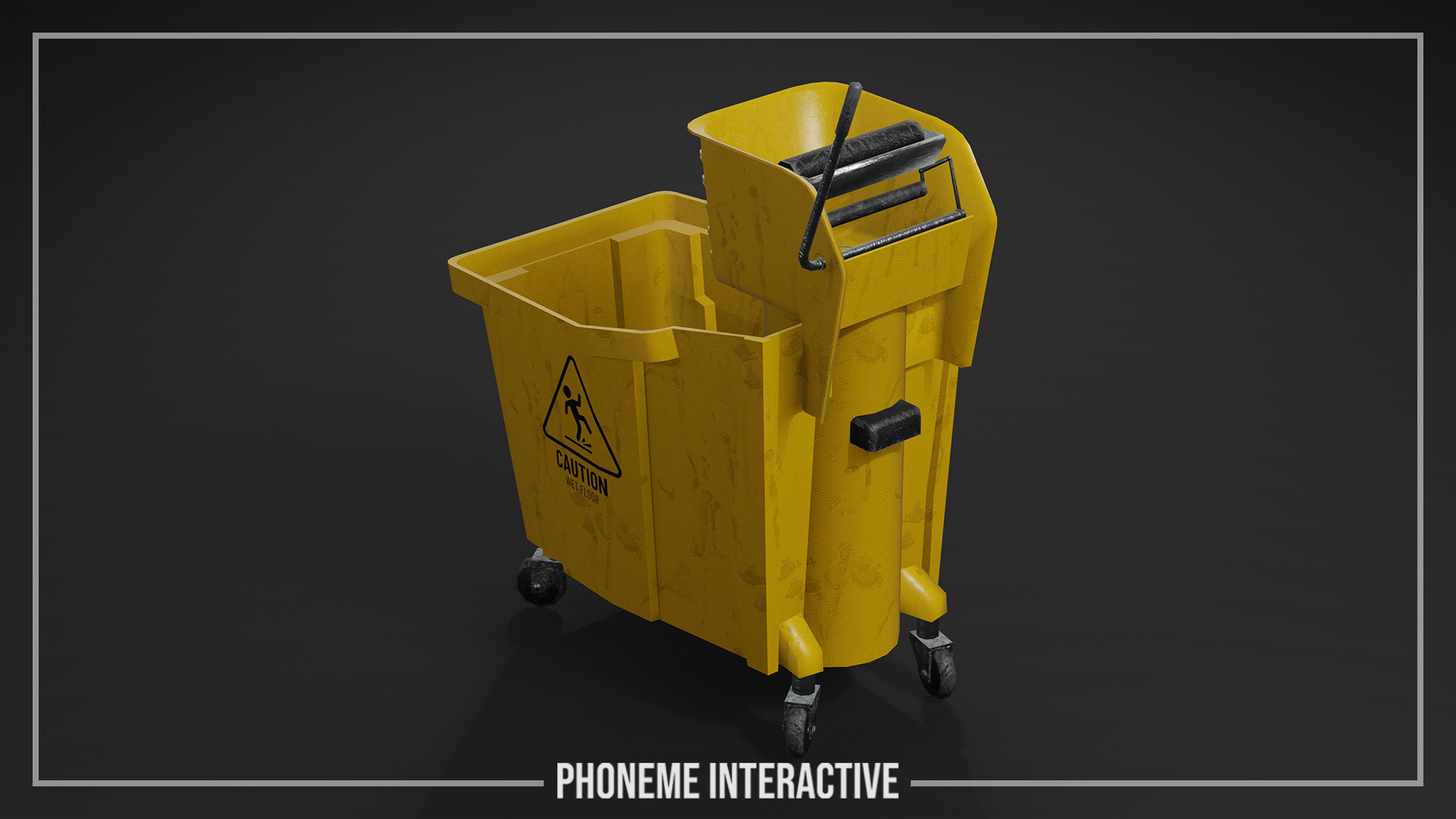 Cleaning Bucket 3D Model - Game Ready with LODs Low-poly 3D model_2