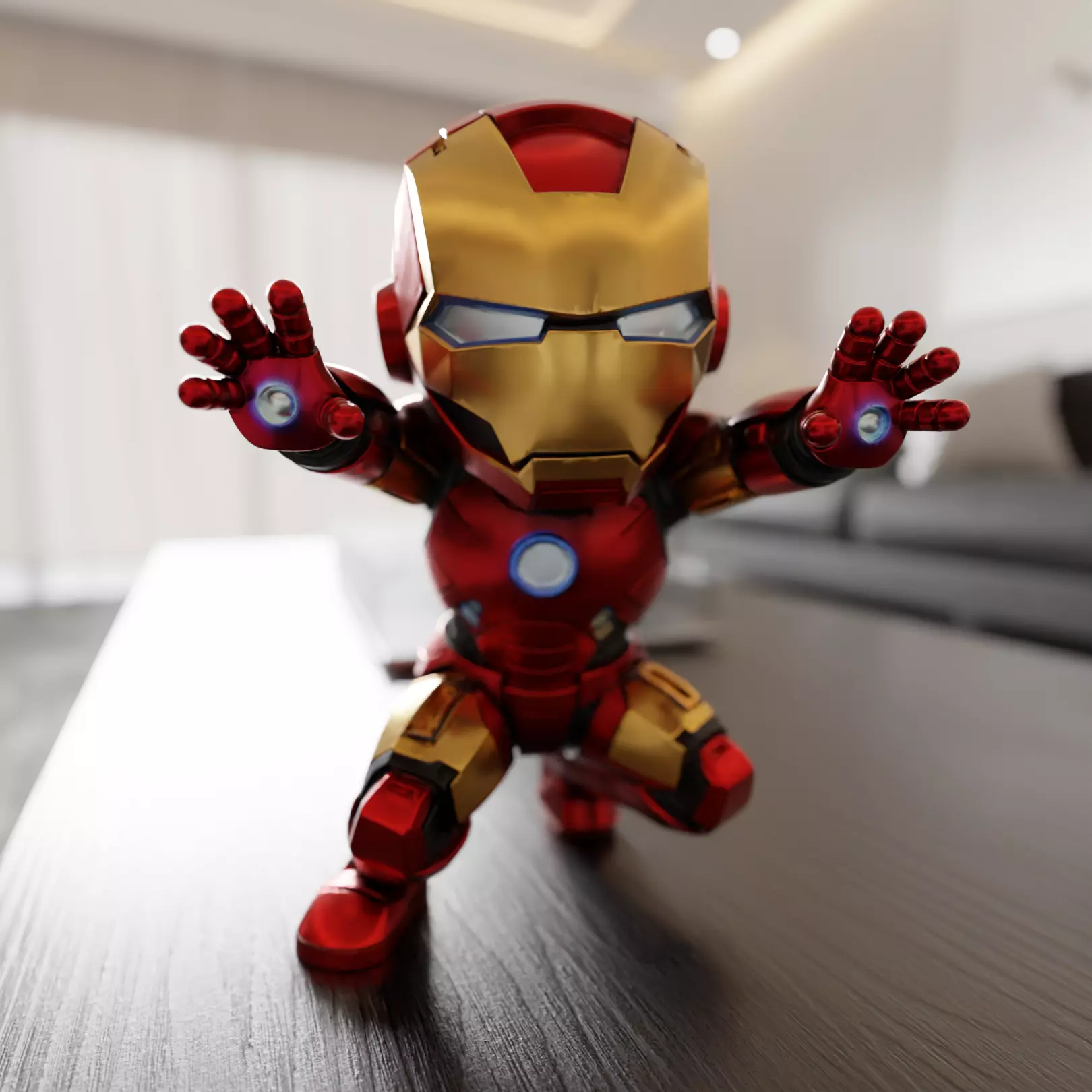 baby iron man 3D print model_0