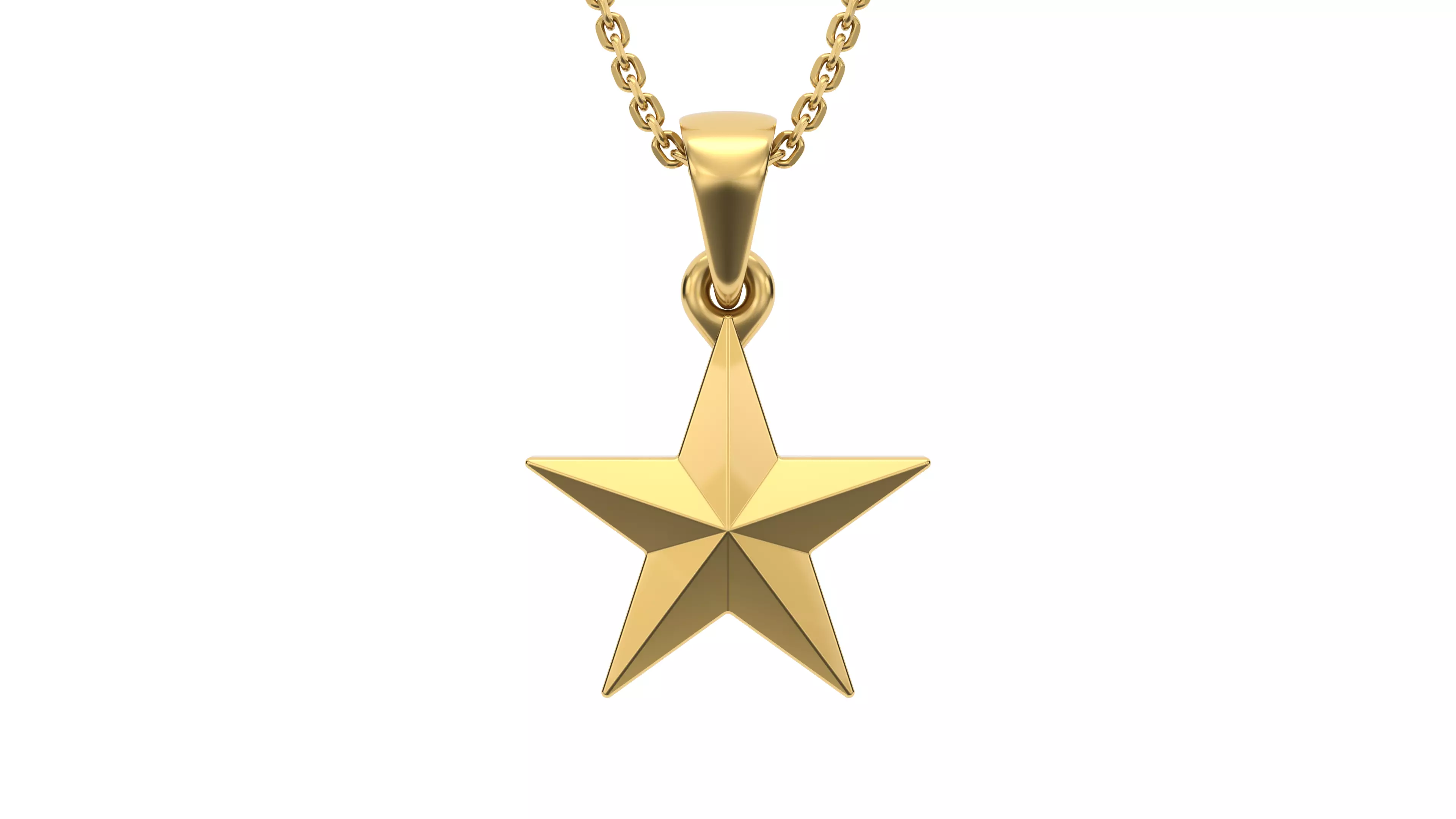 Star pendant V4 3D print model_0