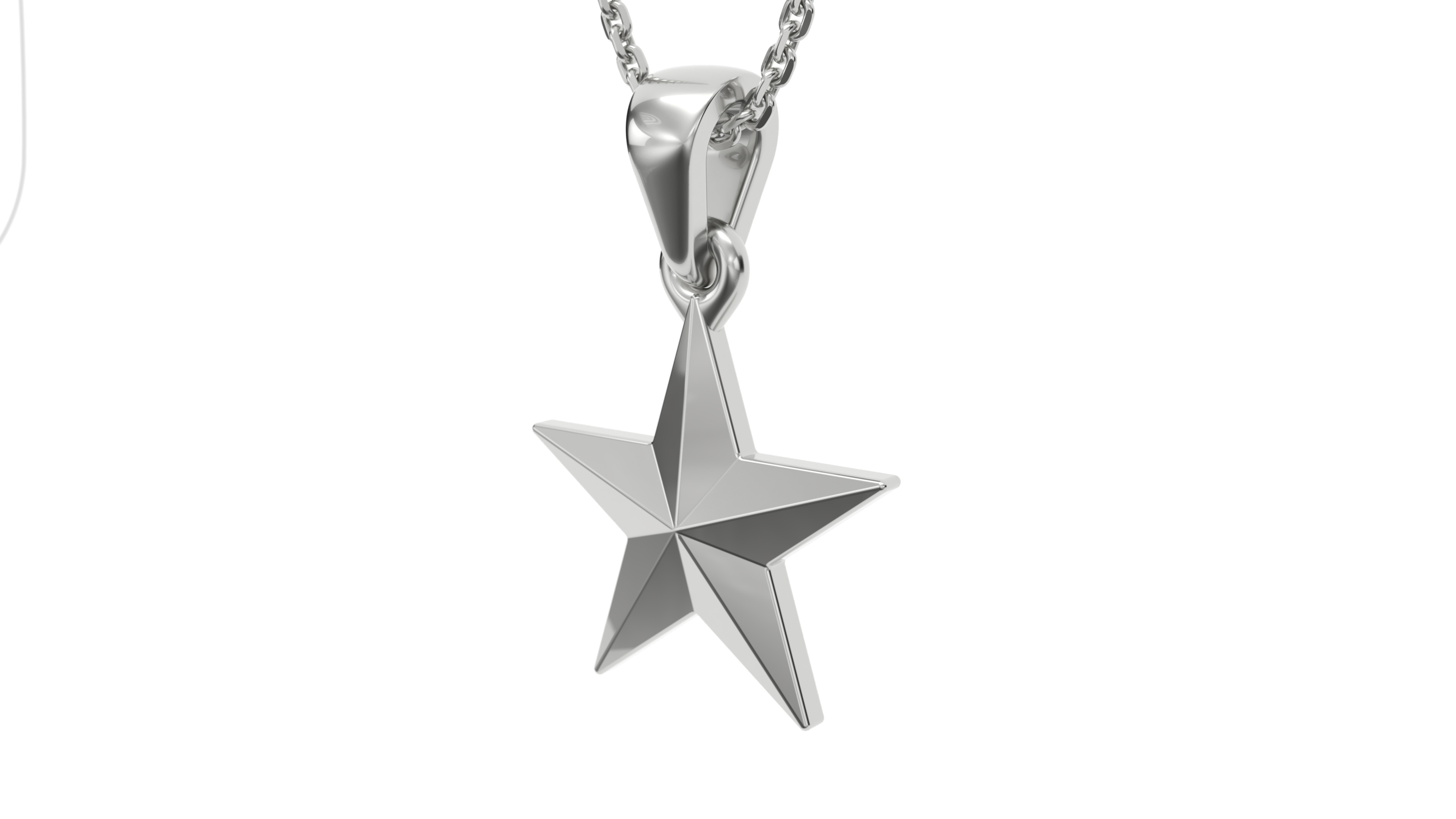 Star pendant V4 3D print model_4