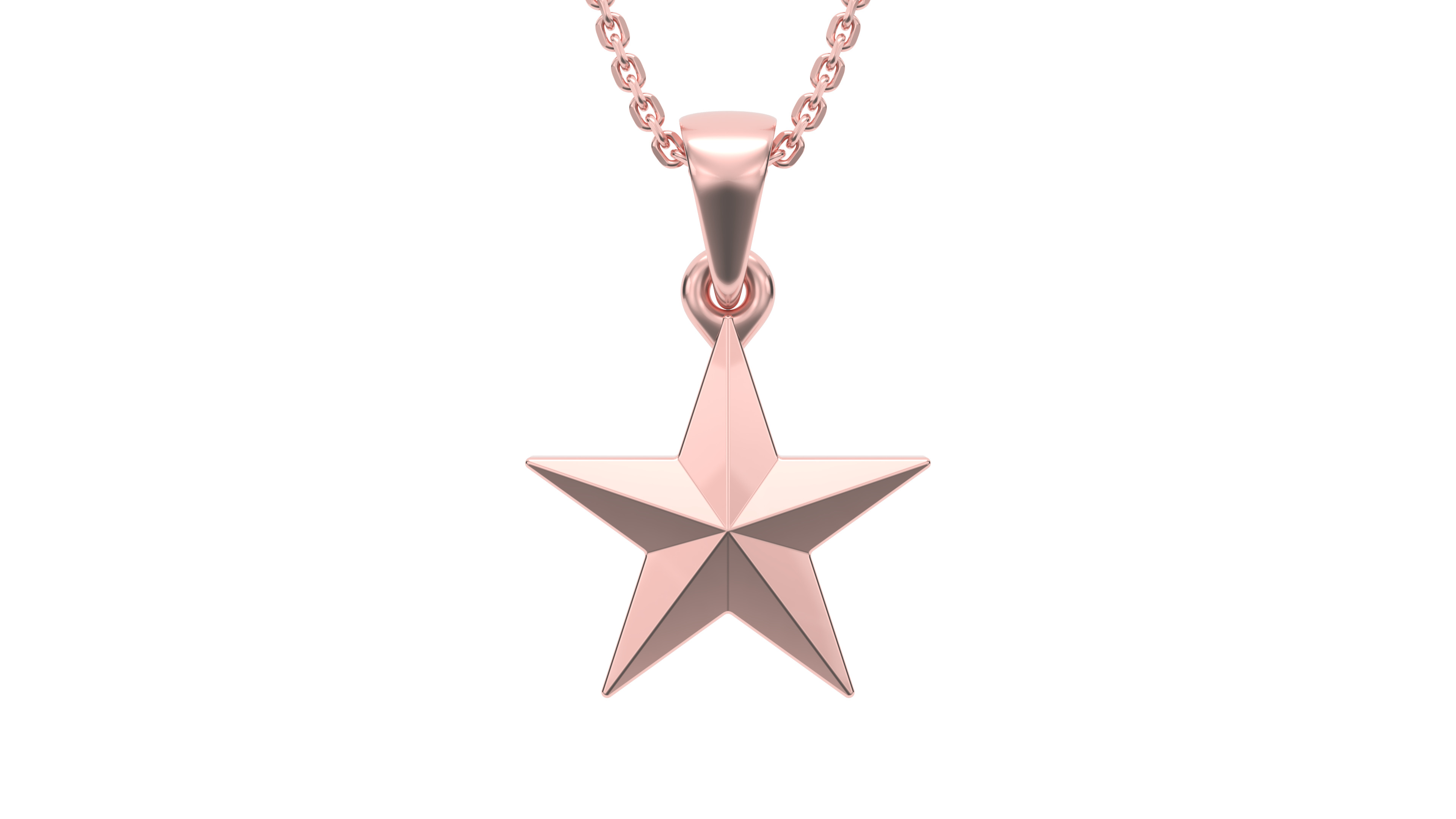 Star pendant V4 3D print model_5