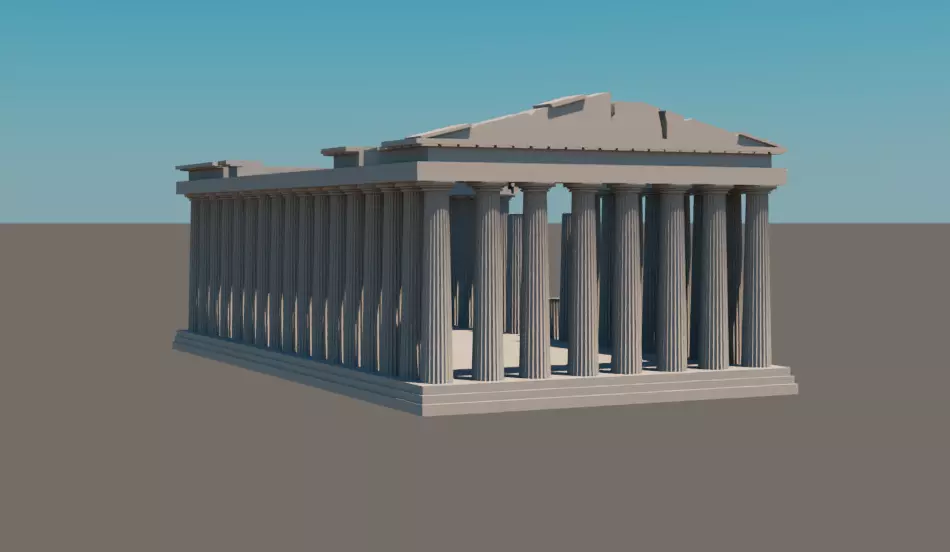 Atena Free 3D model_0